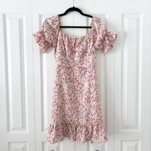 SHEIN Pink Floral Dress